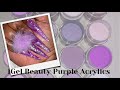 IGel Beauty: Dip &amp; Dap Purple Acrylic Powders