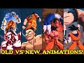 Old animations vs how they look now in dragon ball legends part 3