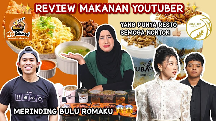 MUKBANG+REVIEW MAKANAN ARTIS, SELEBGRAM, YOUTUBER TERKENAL: NGEBAKMEE TANBOY KUN & YUBATEA REZA ARAP