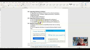 Windows upgrade paths