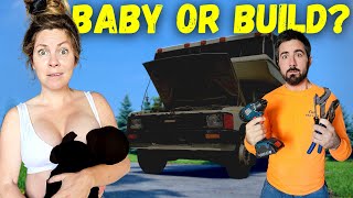 Go Into Labor or Finish the Build: Which Comes First!? 30 Day Van Build Challenge