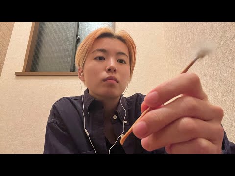 ENG ASMR | Night Ear Cleaning & Massage | 夜のみみかきとマッサージ！⭐︎👂🏻