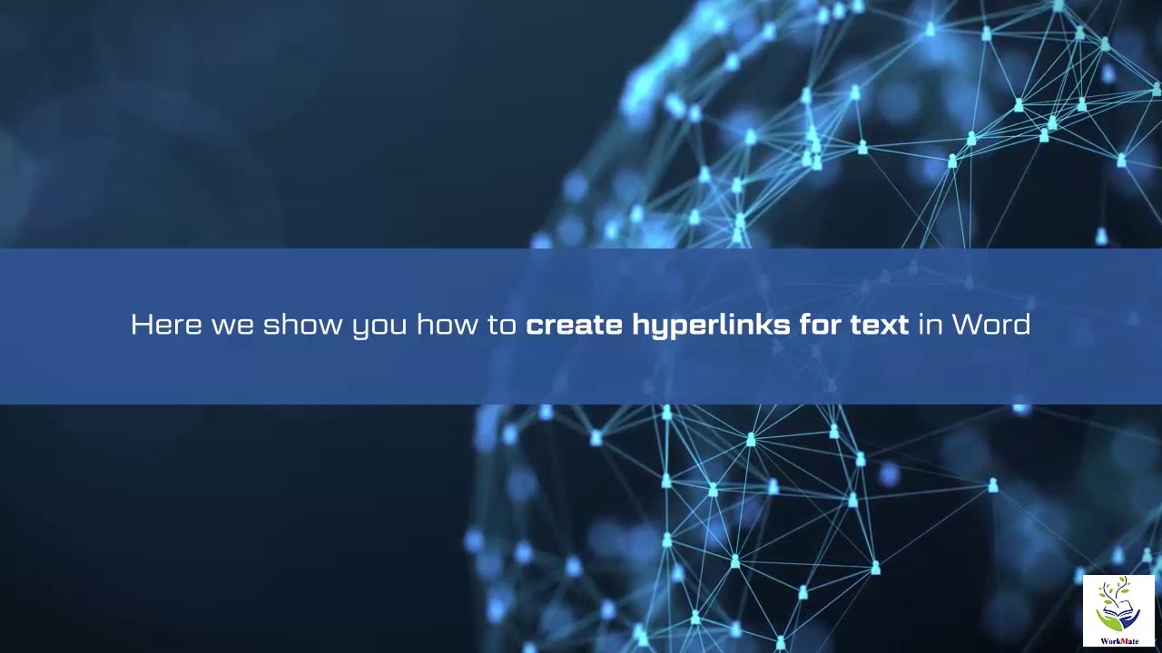 21  Word Formatting Adding Hyperlinks   Overview