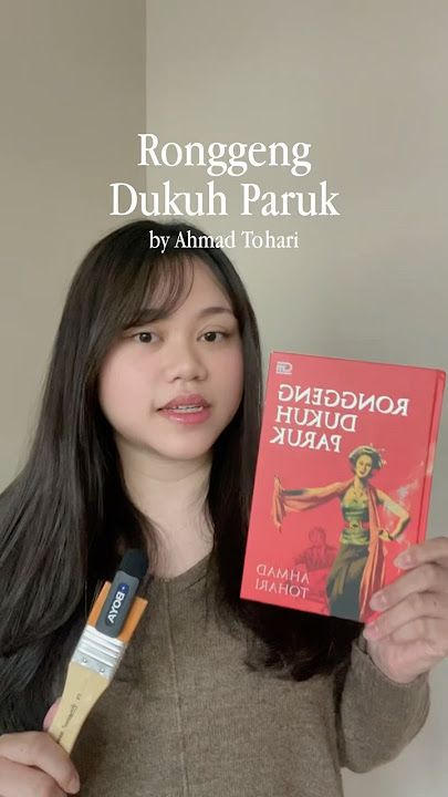 semua orang harus baca Ronggeng Dukuh Paruk karya Ahmad Tohari! 😆📚 #booktube