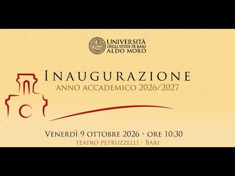Video Inaugurazione Anno Accademico 2026/2027
