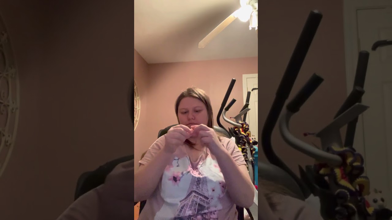 Reading out the candy heart sayings