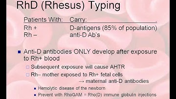 Basic Science - Transfusion Medicine - Part 1