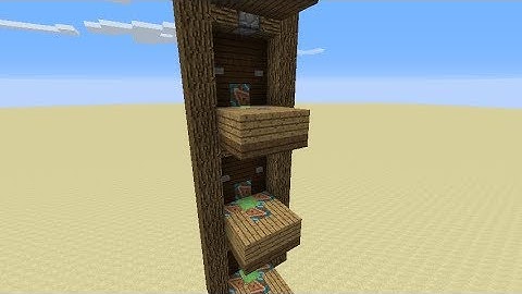 Simple 3X3 Slime Block Elevator Tutorial