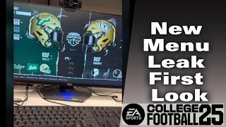 College Football 25 New Leak Play Now Menu Screen And Team Momentum Bar