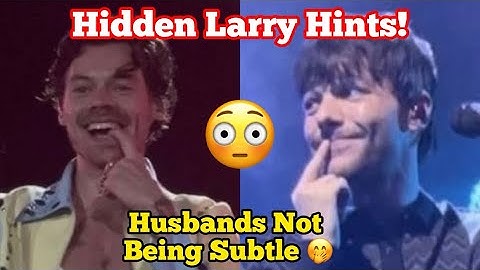 Larry New Hidden Hints 😳 Louis & Harry Not Being Subtle 🤭