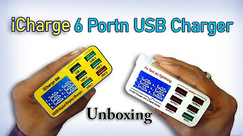 MECHANIC icharge 6M QC 3.0 USB Smart Charge Support Fastcharging With LCD Display#unboxing #fdmobile