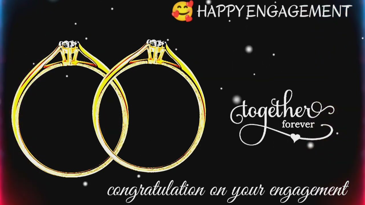 Print And Post Congratulations Card Rings Pair Engagement Ring Photo  Background And Picture For Free Download - Pngtree