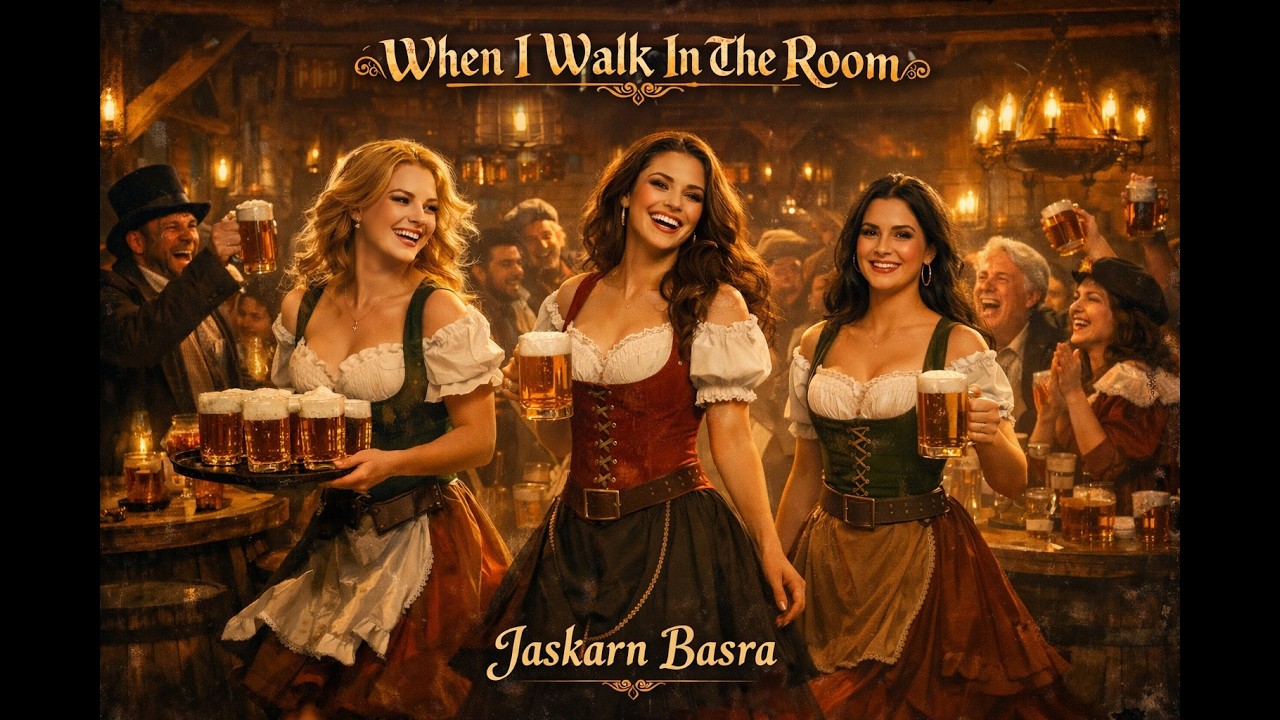 When I Walk In The Room | Lyrics Video | Pub Folk Dance Song | Jaskarn Basra