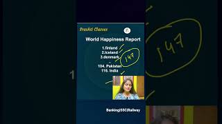 World Happiness Report 2026 | Banking|SSC|Railway