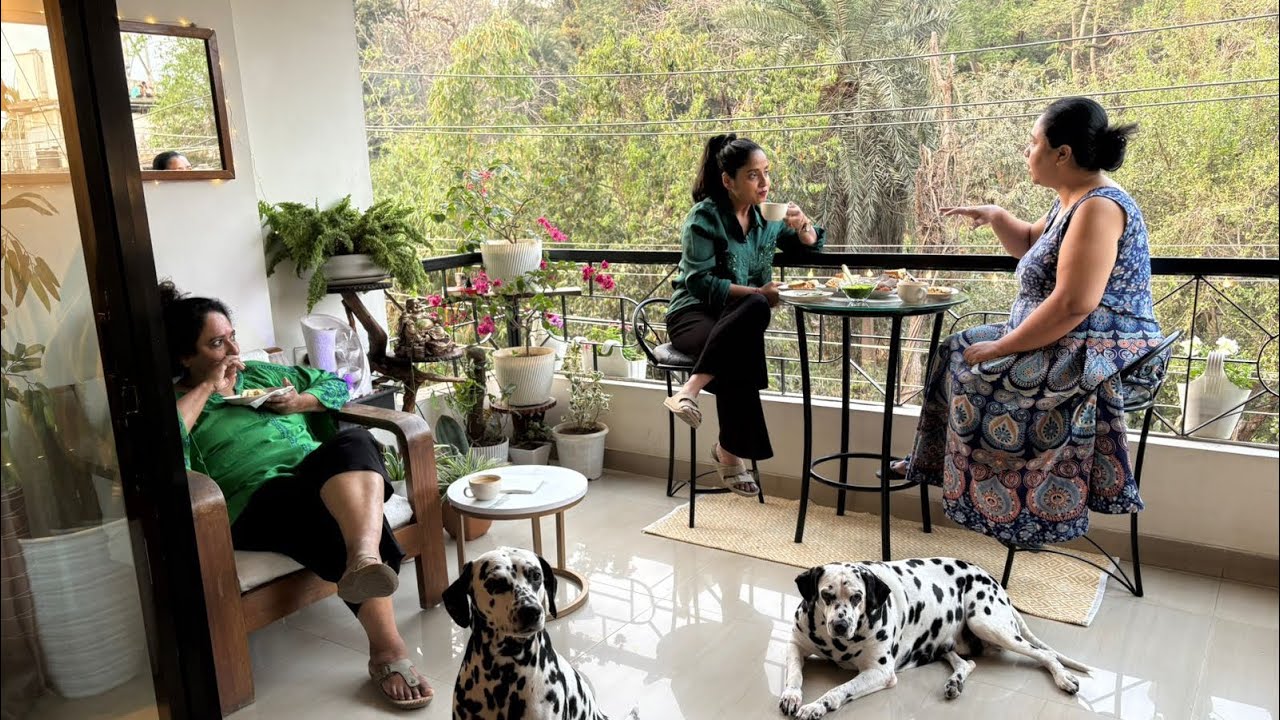 Вечеринка на балконе | Рецепт овощных пакод и куриного сэндвича