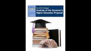 The 2012-13 Budget: Analysis of the Governor's Higher Education Proposal