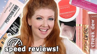 Trying New Drugstore Makeup! (Speed Reviews)