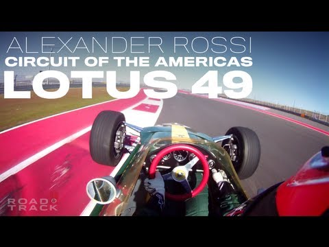 On-board with Alexander Rossi in the Lotus 49 at COTA | Road & Track