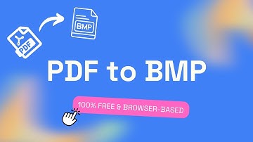 How To Convert PDF To BMP Images