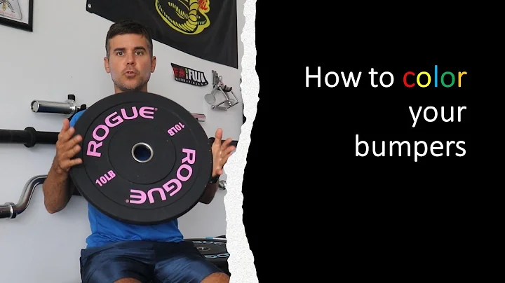 How to color bumper plates