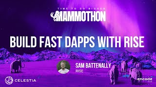 Build fast dApps with RISE - Mammothon Tutorials