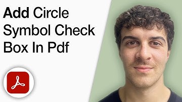 Add a Circle Symbol Check Box in PDF Prepare Form Using Adobe Acrobat Pro DC [2025 Full Guide]