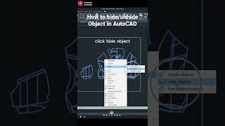 How to hide/unhide object in AutoCAD #tutorial #youtubeshorts #trendingshorts #trending #viral How to hide/unhide object in AutoCAD #tutorial #youtubeshorts #trendingshorts #trending #viral