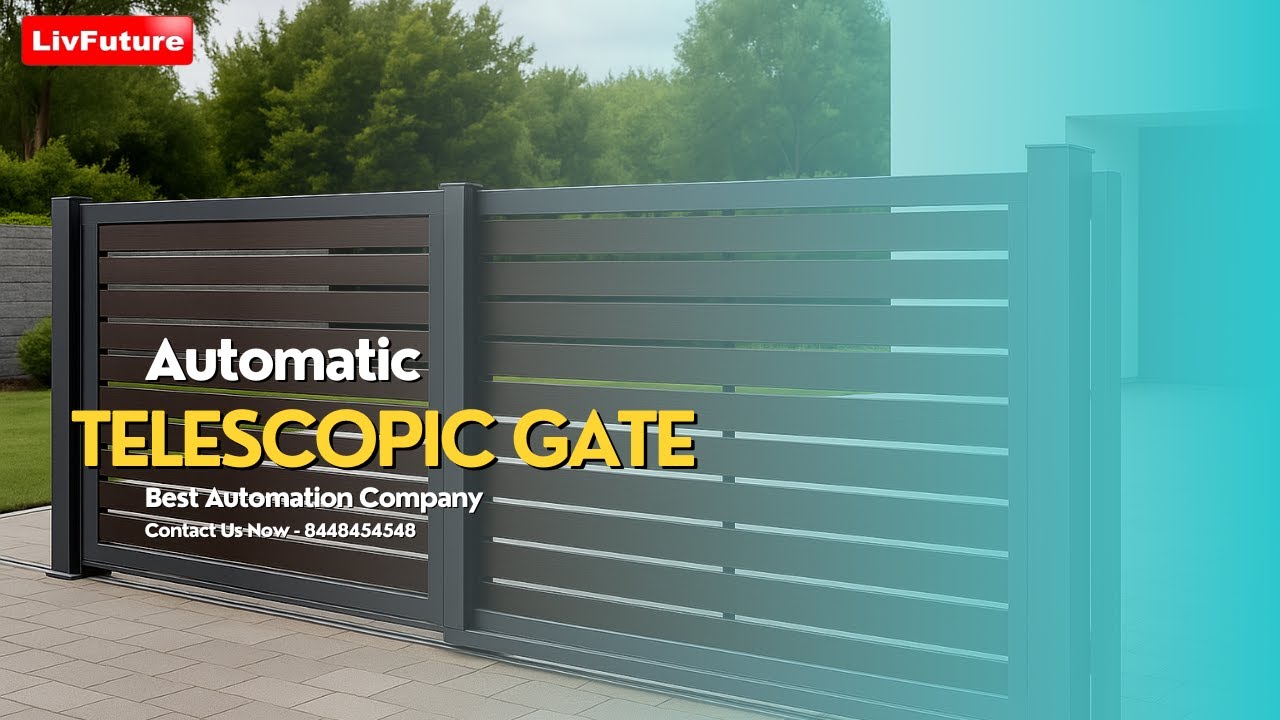 Automatic Telescopic Sliding Gate - YouTube