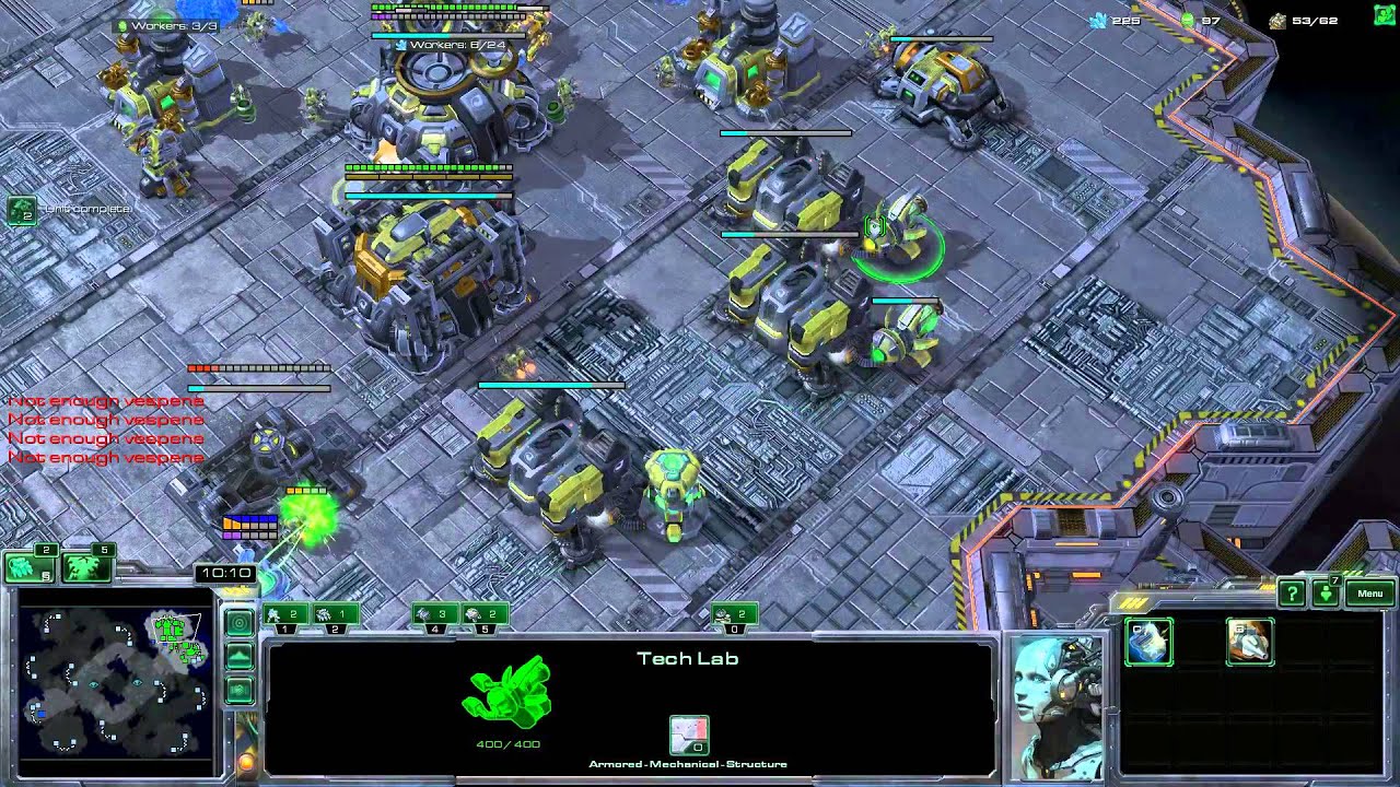 SC2 HotS - TvP - Oracle rush - Terran FPVOD - YouTube
