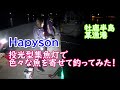 宮城県牡鹿半島　ハピソンのアジングライト（投光型集魚灯）で魚を寄せて狙ってみた