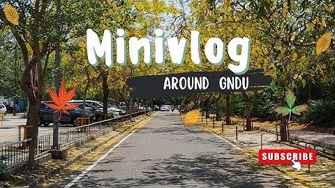 Walkthrough video of Guru Nanak Dev University, Amritsar.