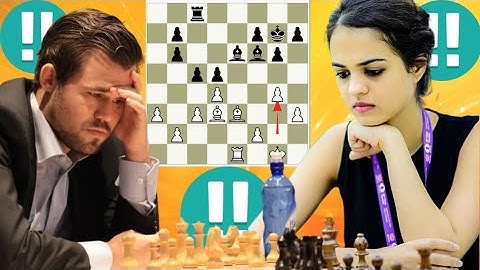Tania Sachdev vs Magnus Carlsen Chess game 32