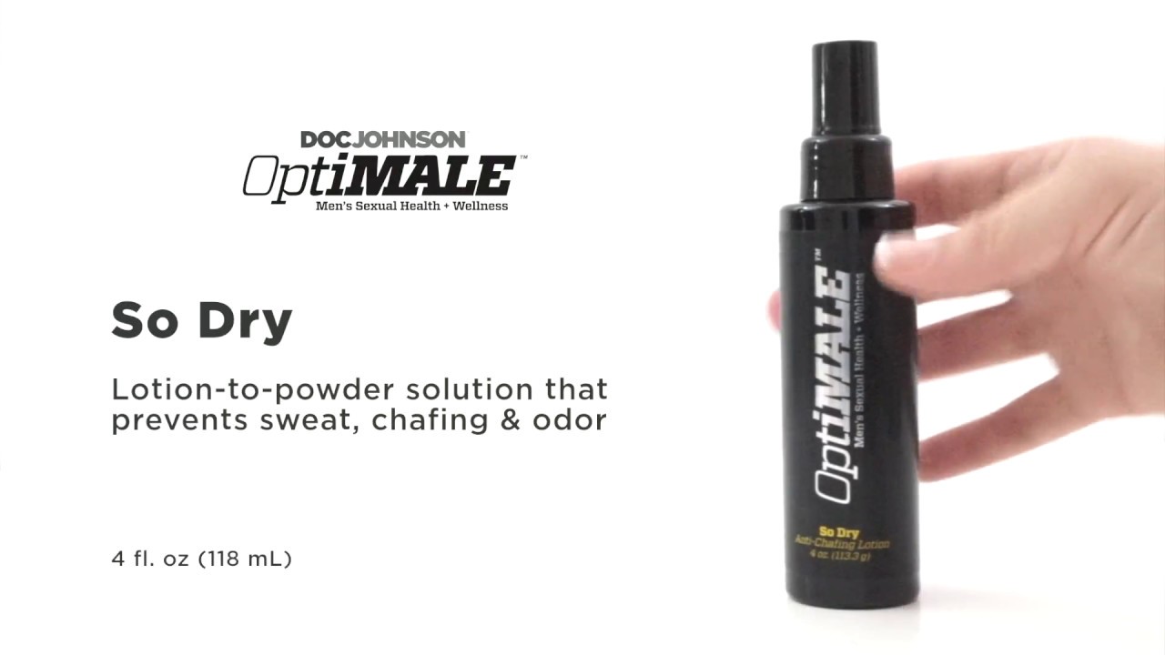 OptiMALE So Dry AntiChafing Lotion YouTube