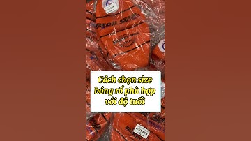 Cách chọn size bóng rổ phù hợp với độ tuổi #Shorts