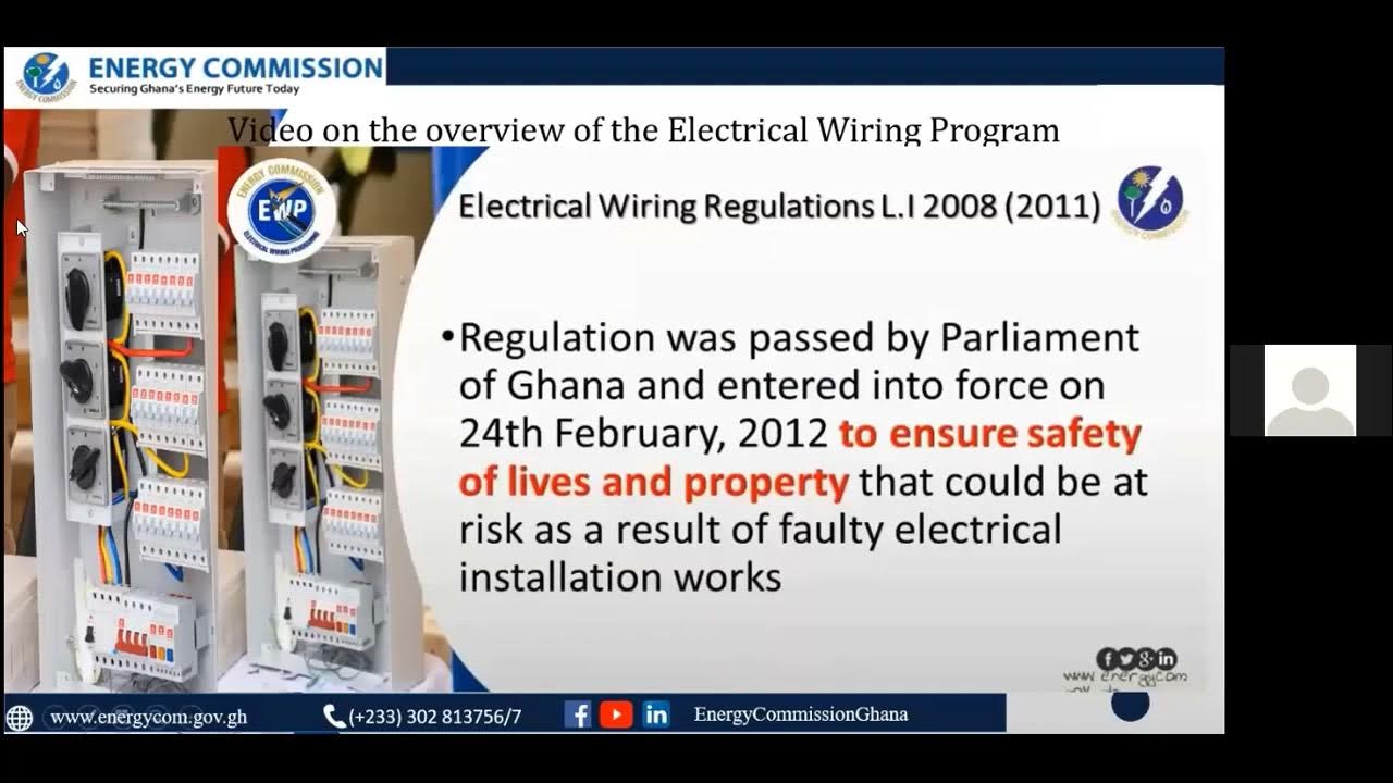 inar on electrical wiring regulations of Ghana presented by Mr