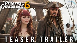 Pirates of The Caribbean 6: Final Chapter | First Trailer (2024) | Johnny Depp, Emma Stone - Concept Resimi