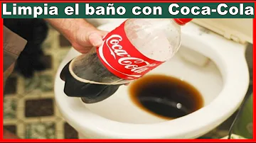 ¿Se puede limpiar la taza del váter con Coca-Cola?