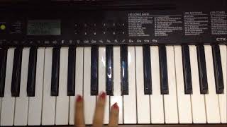 تعليم عزف (انت عمري) لام كلثوم على البيانو