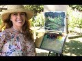 Plein Air Painting: A Dahlia Garden