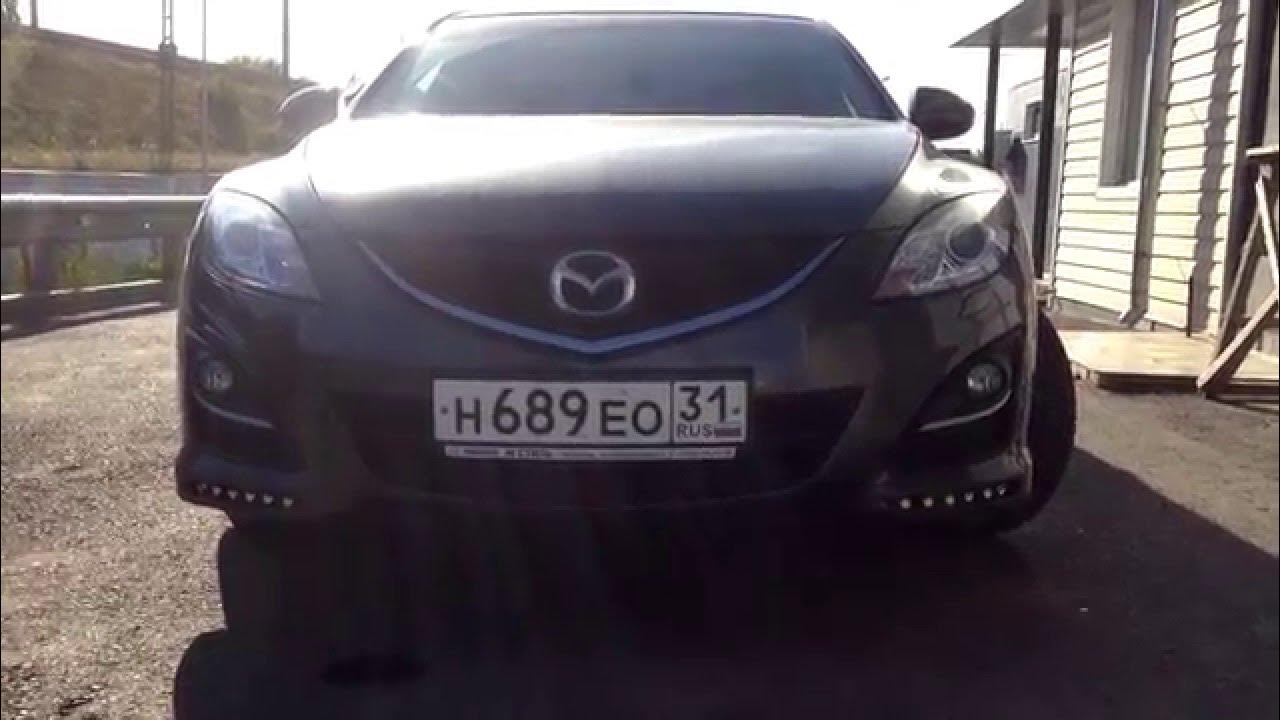 Мазда 6 дхо. Ходовые огни для Mazda 6 GH. ДХО Mazda 6 GH. ДХО В бампер Mazda 6 GH. ДХО Мазда 3 бл.