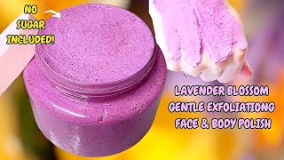 Gentle FACE & BODY POLISH Scrub With Lavender Blossom