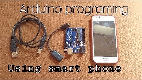 How to program arduino using Android phone