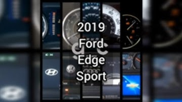 Ford - Edge - 2019 - Sport: Gauge / Instrument Cluster Startup Sequence