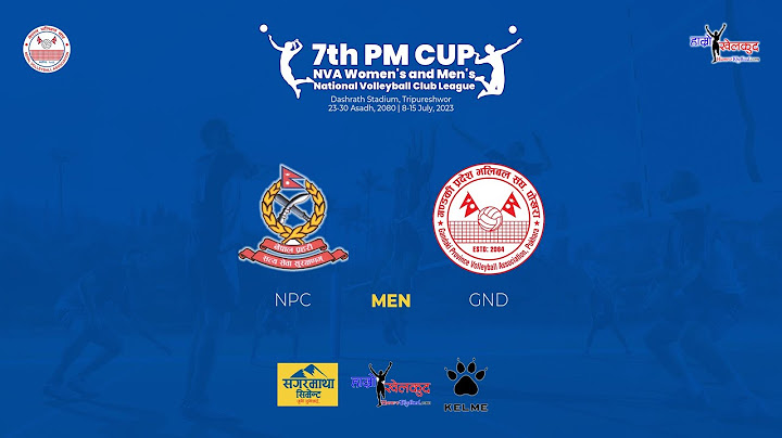 LIVE : Police vs Gandaki  (पुलिस विरुद्ध गण्डकी) | Men's - 7th PM Cup NVA Volleyball Club League