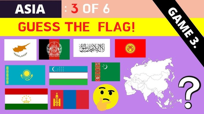 Round 2 of 6) EUROPE - GUESS the flag - 7 European flags 