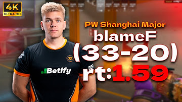BlameF (33-20) rt:1.59 vs Eclot l PW Shanghai Major 2024 Europe RMR A l (nuke) | #cs2 #pov