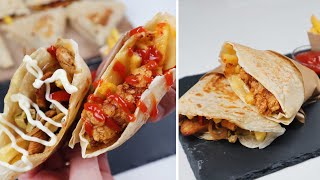 الكريب المالح بدون بيض ولاحليب وطريقه عمل فاهيتا الدجاج وبحشوه الاستربس والطعم رهيب ? salted crepes