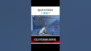 Quick 1v3 wait for @Clutch3RDevilYT  || #shortsfeed #gaming