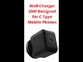 Wall Charger 30W Designed for C Type Mobile Phones