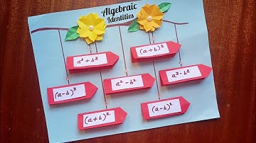 Algebraic Expression Working Model |Maths TLM| Maths Project|Maths Working Model| Identity Maths TLM